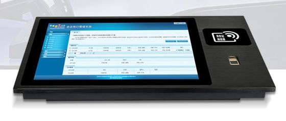 Rugged 18.5 Inch Industrial Touch Panel PC Self Service Smart Terminal With Fingerprint Reader NFC RFID Reader