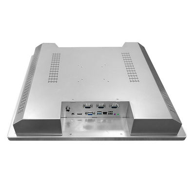 Rugged 18.5 Inch 21.5 Inch LED Touch Screen Panel PC All In One Computer Station With QR Scanner And Printer