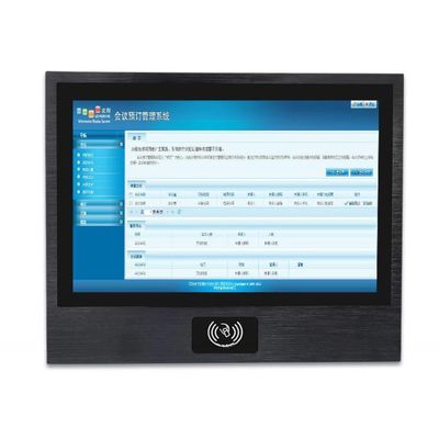 OEM ODM Metal Case 17 Inch PCAP Touch Screen Panel PC With NFC RFID Reader For Access Control