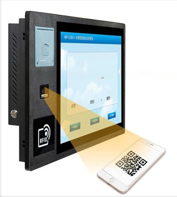 19 Inch Touch Screen Industrial Computer Self Service Terminal With Printer NFC RFID Reader Barcode Scanner