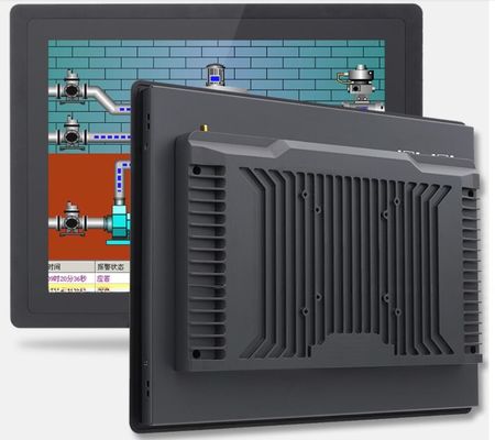 Aluminum Alloy Pure Flat 10.4 Inch Resistive Touch Screen Industrial Panel PC