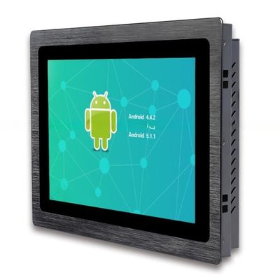 Aluminum Alloy Pure Flat 10.4 Inch Resistive Touch Screen Industrial Panel PC