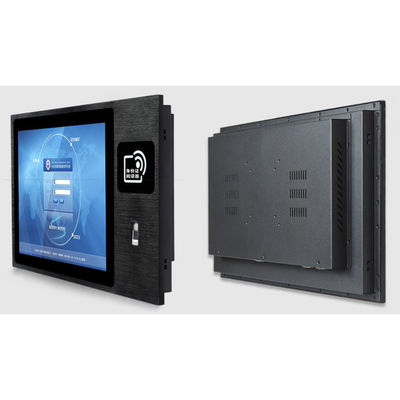 Metal 15 Inch Industrial Panel PC Touch Screen Terminal With Fingerprint Reader NFC RFID Reader