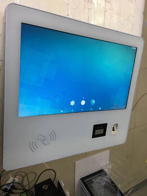 HMI Rugged 13.3'' Fanless RFID Touch Screen Panel PC With Fingerprint NFC RFID Reader