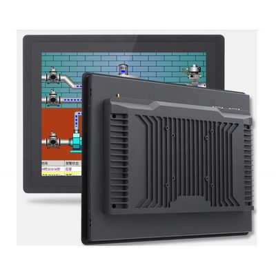 High Brightness Embedded Industrial Panel Computer 15.6 Inch Touchscreen All In One PC