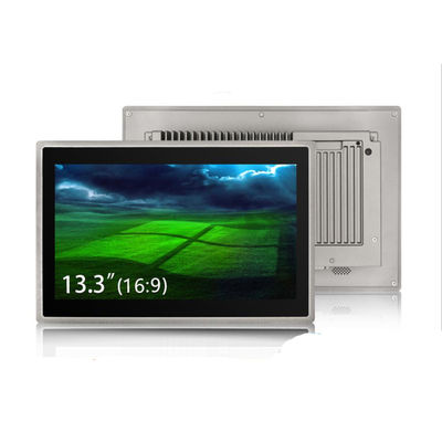 HD 13.3 Inch Industrial Panel PC Touch Screen Support Windows Android Linux Ubuntu
