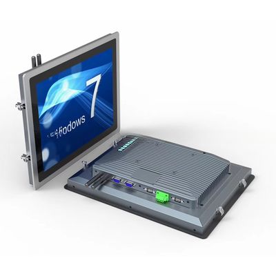 3mm Slim Bezel Aluminum Alloy 12.1 Inch Industrial Resistive Touch Screen Panel PC