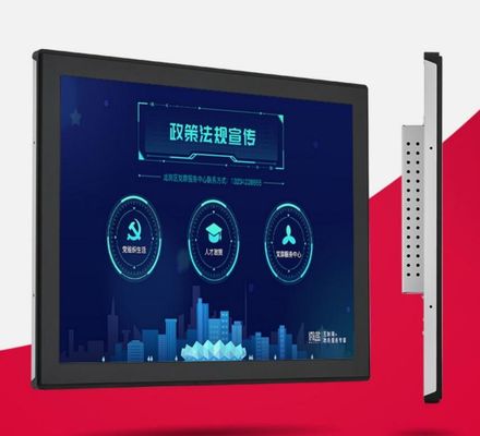 Embedded 15.6 Inch IP65 Waterproof Anti-Vandalism Capacitive Touch Screen Monitor Industrial Touch Display