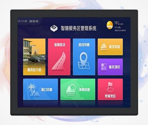 Embedded 15.6 Inch IP65 Waterproof Anti-Vandalism Capacitive Touch Screen Monitor Industrial Touch Display