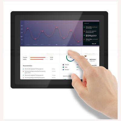 Rugged 15 Inch Industrial Panel Mount Monitor With Touchscreen Android OS For HMI