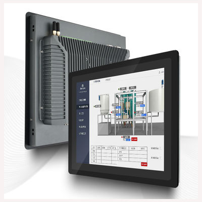 Embedded 19 Inch IP65 CAPT Industrial Touchscreen Display Monitor Anti Glare