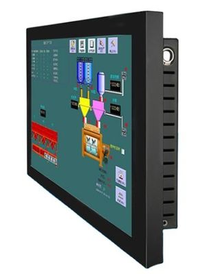 19 Inch Dustproof Integrated Resistive Touch Screen Industrial LCD Monitor With Metal Casing For Kiosk ATM