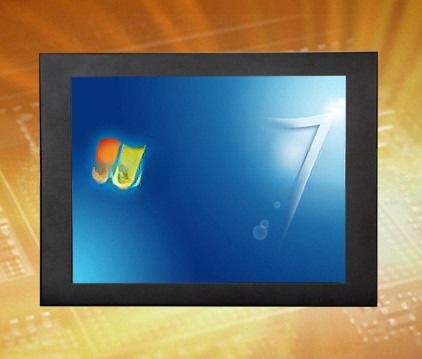 Industrial High Brightness Metal 12 Inch TFT LCD Dustproof Outdoor Resistive Touch Screen Open Frame Monitor