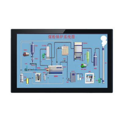 22 21.5 Inch IP65 Waterproof Capacitive Multi Touch Display LCD Monitor For Industrial Control Machine PC