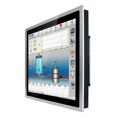 IP65 Waterproof 17 Inches Fanless Industrial Touch Panel PC 4G Wifi PCle