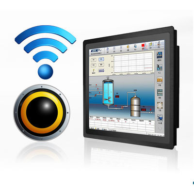 IP65 Waterproof 17 Inches Fanless Industrial Touch Panel PC 4G Wifi PCle