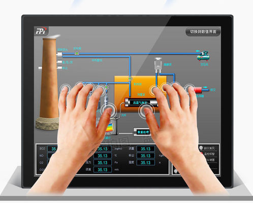 18.5 Inch Embedded Stainless Steel Panel PC With Capacitive Touch Screen OEM ODM