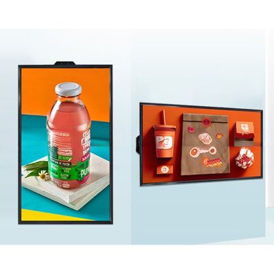 Sunlight readable high bright 49" 55" inch TFT LCD LED monitor with WIFI 4G network Android AD video player display