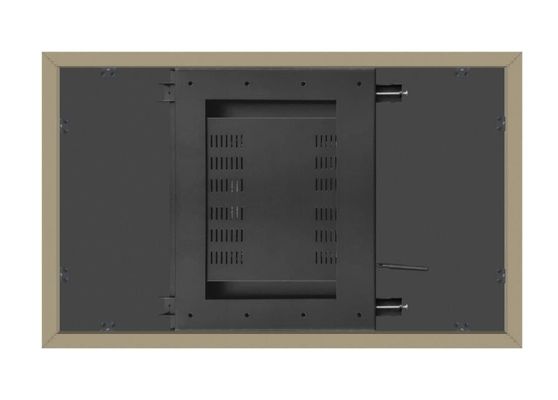 Wall 43" inch Wooden frame NFT screen 4K display for video photo multimedia loop player monitor with WIFI network Android OS