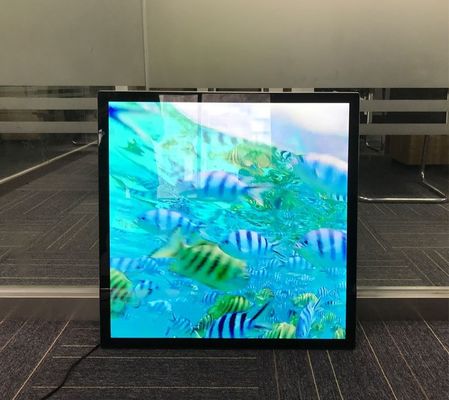 45.4" 51.6" inch WIFI network Android display monitor LED LCD 1:1 square screen for advertising signage and gallery exhibition