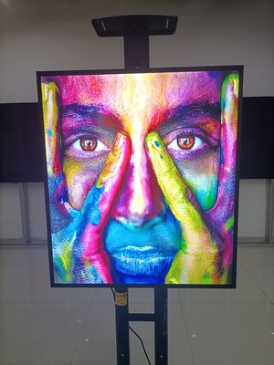 22"inch LED LCD 1:1 square screen 1920x1920 WIFI network Android display advertising screen for shopping mall exhibition gallery