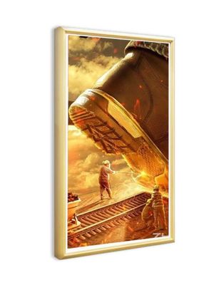 UHD 4K 43"inch wood frame LCD Video player TV WIFI Android advertising signage display totem for commercial exhibition home shop