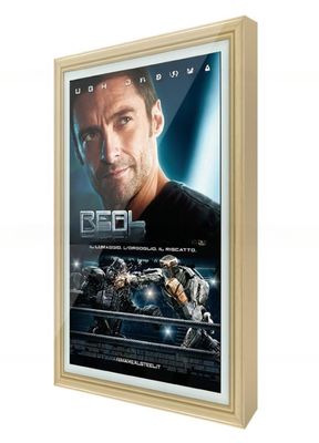 32" inch wood frame large screen LCD photo frame WIFI Android display for commercial signage NFT display exhibition art gallery
