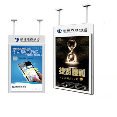 43" inch double sided LCD wireless WIFI network Android advertising monitor with ceiling mounting roof mounting