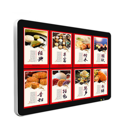 wall mounted 49" inch LAN WIFI network Android tablet display for commercial POP AD signage totem
