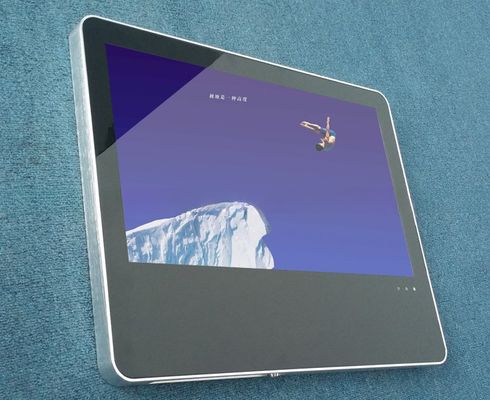 super slim elevator 15.6 inch android advertising player screen with body sensor