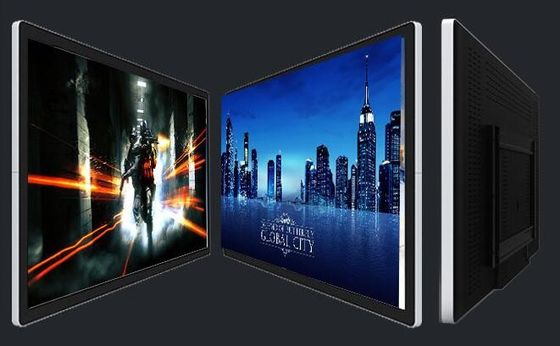 98 Inch Infrared Touch Screen LCD Digital Signage Wall Mount Support Split Screen