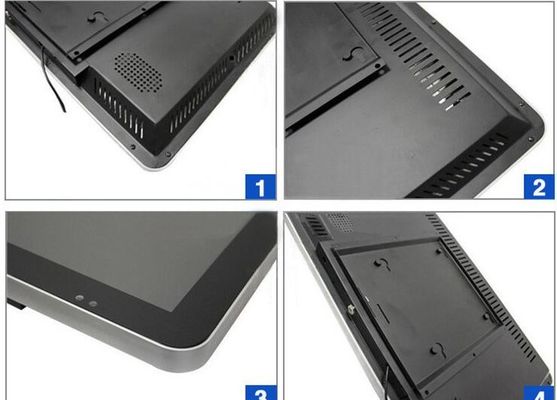 98 Inch Infrared Touch Screen LCD Digital Signage Wall Mount Support Split Screen