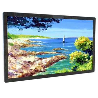 65" inch digital advertising loop player display LCD monitor with wall mounting bracket