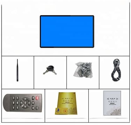 wall mounted 55" inch LED LCD video advertising TV loop player totem signage display