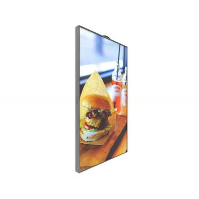 high brightness wall 32" inch LED LCD advertising display screen panel with SD/USB port