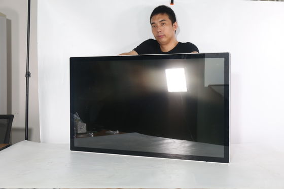wall 65" Inch 4K UHD TFT LED LCD display ads media player for POS