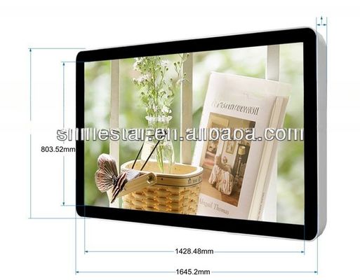 49" inch indoor digital movie signage LCD advertising TV  with wall mount