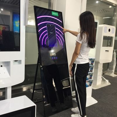 55 Inch TFT LCD LED Self Order Terminal Menu Board Advertising Kiosk
