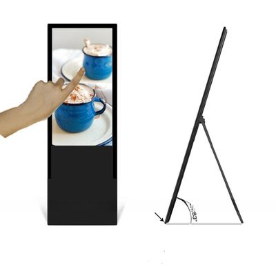 Tilt foldable up Stand 32" inch LED LCD Poster capacitive touchscreen advertising display touch menu board touchscreen kiosk