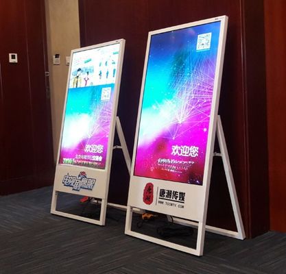 Tilt foldable up Stand 32" inch LED LCD Poster capacitive touchscreen advertising display touch menu board touchscreen kiosk