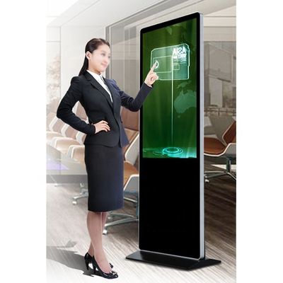 43" inch floor stand TFT LED LCD capacitive multi touch kiosk self-service terminal PC with embedded Android or Win10/11 PC