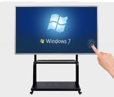 UHD 65" inch LCD LED advertising monitor touchscreen kiosk signage display touch screen interactive terminal Android Win10/11 OS