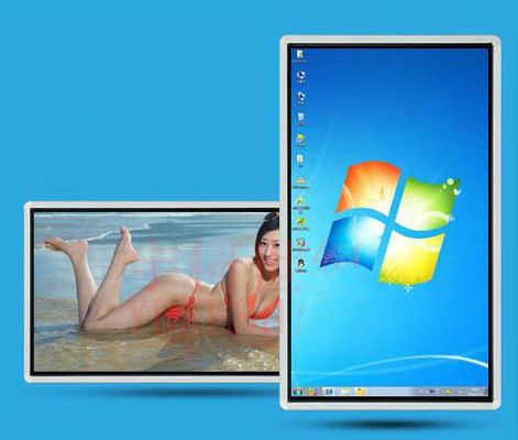 55" inch touch screen All-in-one mini PC kiosk android Win10 touchscreen monitor interactive terminal for advertising signage