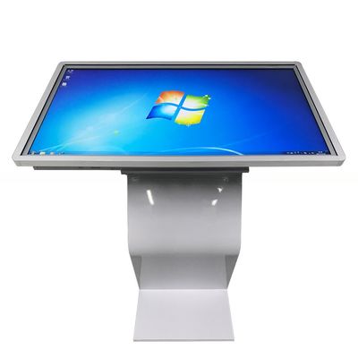standing 43" inch all-in-one multi touch monitor interactive information advertising LCD kiosk with Android/Win11 OS