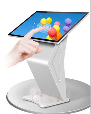 standing 43" inch all-in-one multi touch monitor interactive information advertising LCD kiosk with Android/Win11 OS