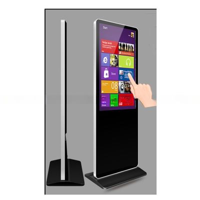55" 58" inch UHD 4K floor standing LCD touchscreen computer self-service interactive terminal