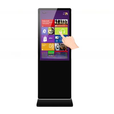 43" inch floor standing touchscreen display with Android Linux Win10/11 OS all-in-one PC