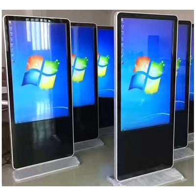 43" inch floor standing touchscreen display with Android Linux Win10/11 OS all-in-one PC