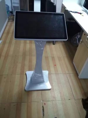 21.5"-24" inch Floor stand All-in-one LCD kiosk touch screen with Android or mini PC