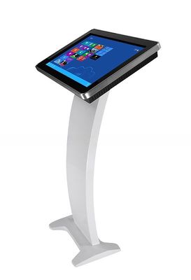 21.5"-24" inch Floor stand All-in-one LCD kiosk touch screen with Android or mini PC